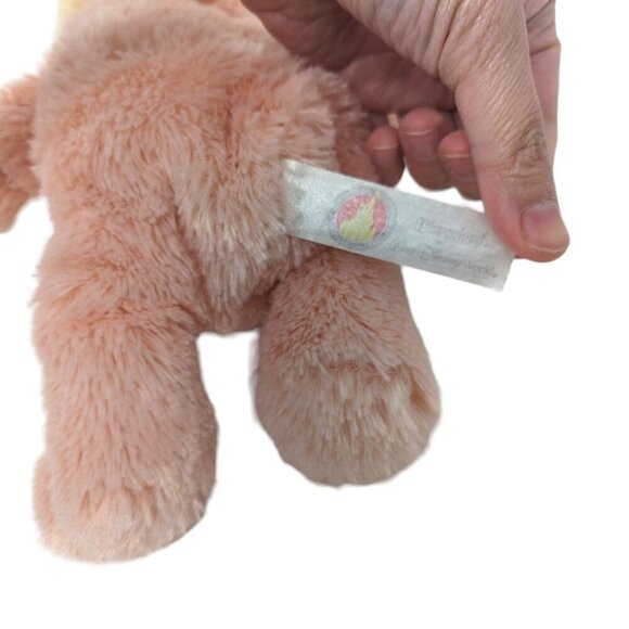 Disney Parks Baby Winnie The Pooh Pink Fuzzy Pile Plush Rattle Stuffed Animal - Picture 5 of 5